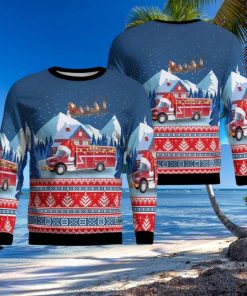 Union, South Carolina, Southside Fire Department AOP 3D Ugly Christmas Sweater