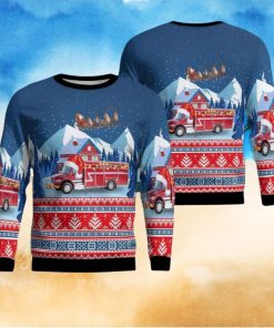 Union, South Carolina, Southside Fire Department AOP 3D Ugly Christmas Sweater