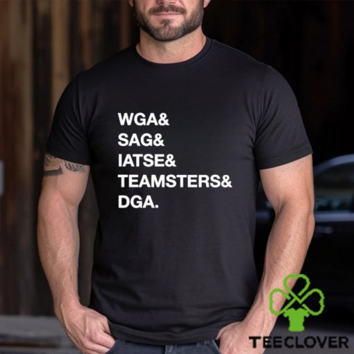 Unionstrong Wga Sag Iatse Teamsters Dga Shirt