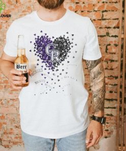 Unique Colorado Rockies Tiny Heart Shape 2024 T shirt