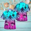 Custom Name Baltimore Ravens 3D Hawaiian Shirt Gold Flower Vintage Gift For Fans
