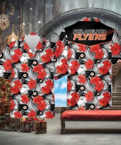 Unique Team Spirit Philadelphia Flyers Team Hawaiian Shirt