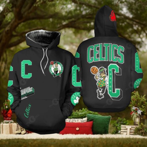 Unisex Black Boston Celtics 2023 NBA Playoffs Mantra Hoodie Sweathoodie, sweater, longsleeve, shirt v-neck, t-shirt 3D