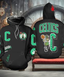 Unisex Black Boston Celtics 2023 NBA Playoffs Mantra Hoodie Sweathoodie, sweater, longsleeve, shirt v-neck, t-shirt 3D