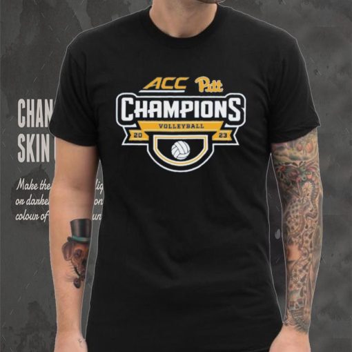 Unisex Blue 84 Royal Pitt Panthers 2023 ACC Women’s Volleyball Regular Season Champions Locker Room T Shirt