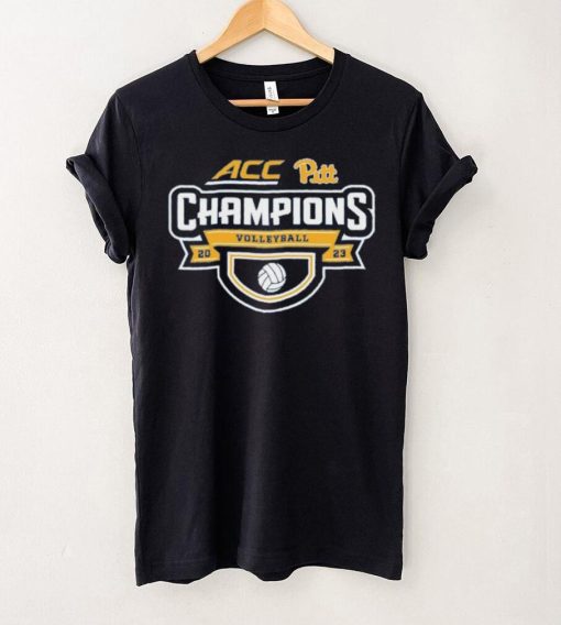 Unisex Blue 84 Royal Pitt Panthers 2023 ACC Women’s Volleyball Regular Season Champions Locker Room T Shirt