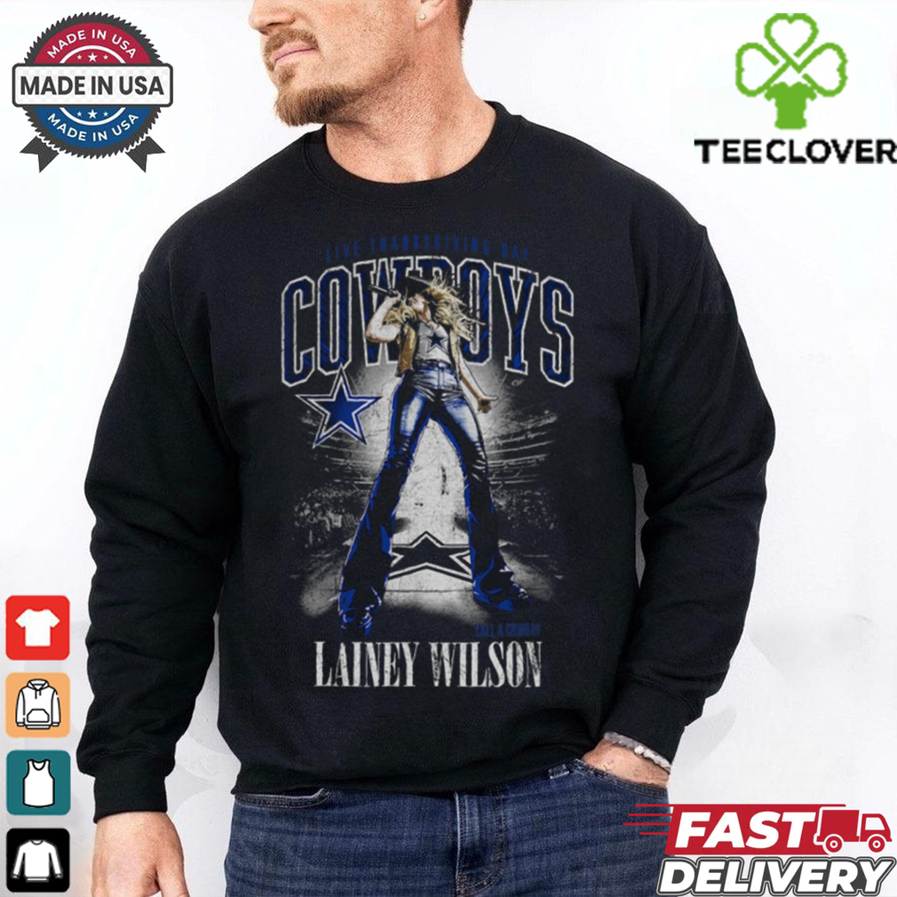 Unisex Dallas Cowboys Black Lainey Wilson Thanksgiving Halftime Call A Cowboy T Shirt Unisex Dallas Cowboys Black Lainey Wilson Thanksgiving Halftime Call A Cowboy T Shirt