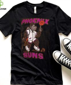 Unisex Homage Orange Phoenix Suns Team Mascot Tri Blend T Shirt