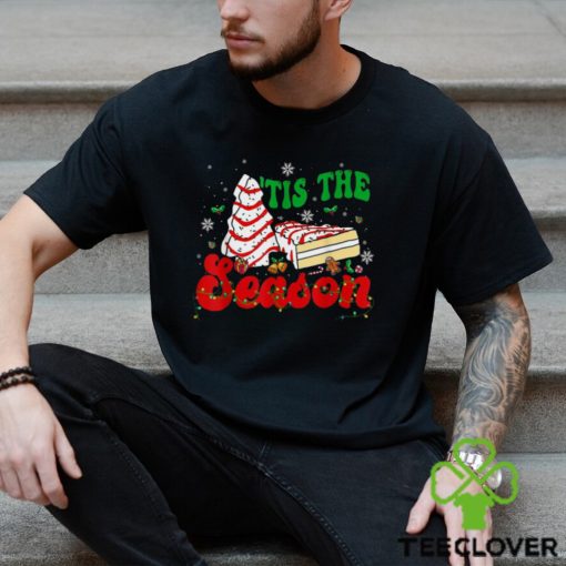 Unisex Little Tis The Season Christmas Tree Cakes Debbie Groovy T Shirts