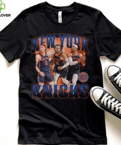 Unisex Stadium Essentials Jalen Brunson, Donte DiVincenzo & Josh Hart Black New York Knicks Trio T Shirt