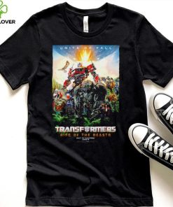Unite or fall Transformers rise of the beasts 2023 poster shirt
