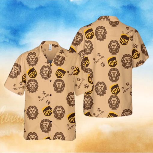 United Parcel Service Hawaiian UPS Logo Cool Hawaiian Shirt – Thoughtful Personalized Gift For The Whole Family