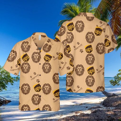 United Parcel Service Hawaiian UPS Logo Cool Hawaiian Shirt – Thoughtful Personalized Gift For The Whole Family
