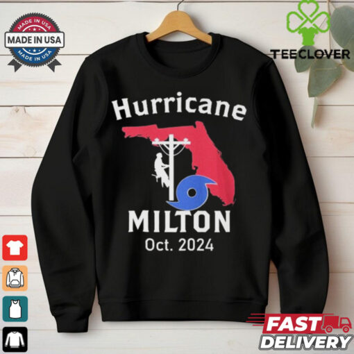 United State Hurricane Milton Lineman Oct 2024 Graphic t shirt