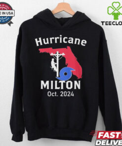 United State Hurricane Milton Lineman Oct 2024 Graphic t shirt