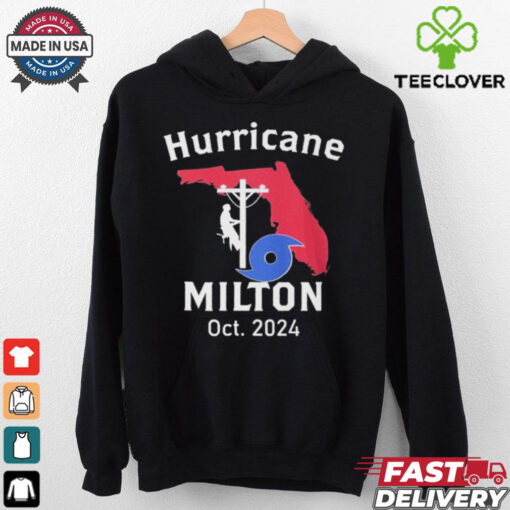 United State Hurricane Milton Lineman Oct 2024 Graphic t shirt