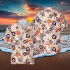 Grateful Dead Hibiscus Tropical Blue White 2024 Trendy Hawaiian Shirt