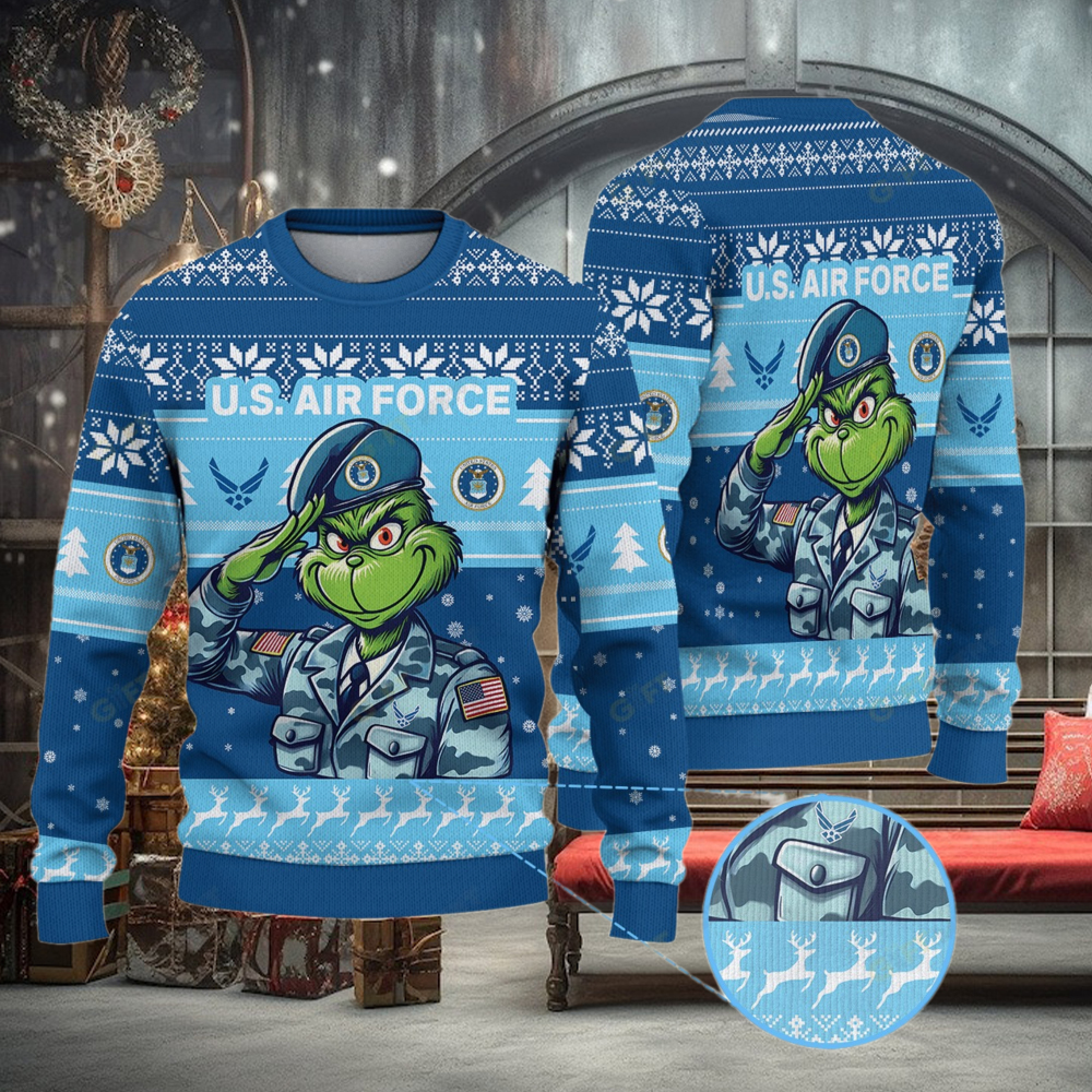 United States Air Force Ugly Sweater United States Air Force Ugly Sweater