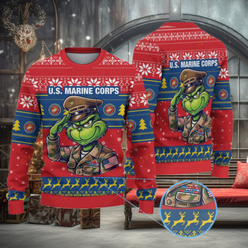 United States Marine Corps x GrinchUgly Sweater