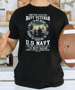 United States Navy Veteran I Bold To My Heart V Neck T Shirt