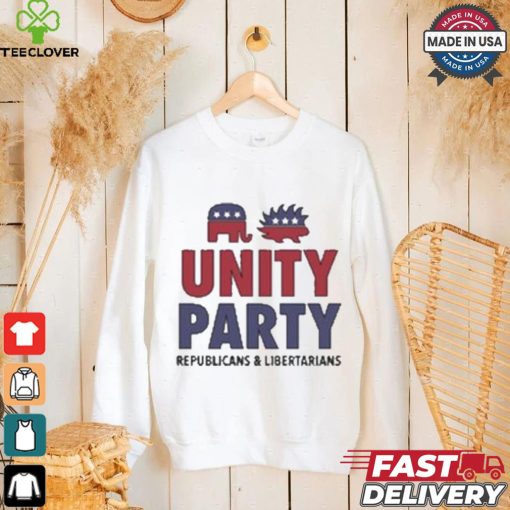 Unity Party Republicans And Libertarians T shirt