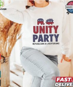 Unity Party Republicans And Libertarians T shirt