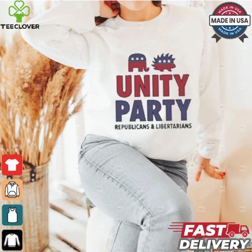 Unity Party Republicans And Libertarians T shirt