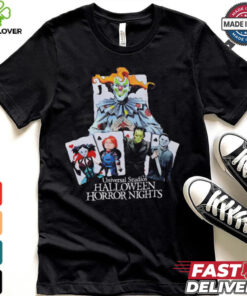 Universal Studios Halloween Horror Nights playing card characters shirt