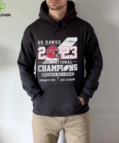 University Of Georgia Go Dawgs 2023 Cfp National Champions Shirt