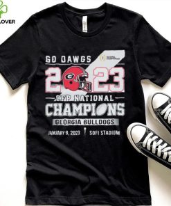 University Of Georgia Go Dawgs 2023 Cfp National Champions Shirt