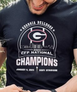 University Of Georgia Skyline 2023 Cfp National Champions Shirt