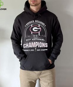 University Of Georgia Skyline 2023 Cfp National Champions Shirt