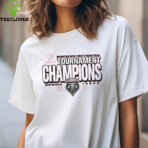 University Of New Mexico Men’s Basketball 2024 MWC Tournament Champions T Shirt