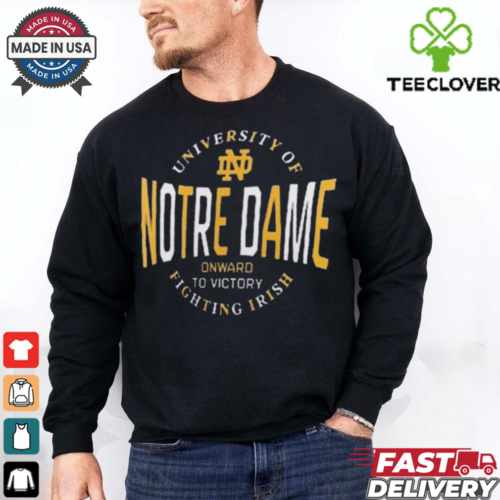 University Of Notre Dame Fighting Irish True Classics Break It Down Onward To Victory t shirt University Of Notre Dame Fighting Irish True Classics Break It Down Onward To Victory t shirt