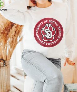 University Of South Dakota Coyotes logo T hoodie, sweater, longsleeve, shirt v-neck, t-shirt