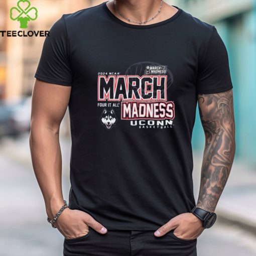 University of Connecticut 2024 W’s Bball March Madness Participant Tee shirt