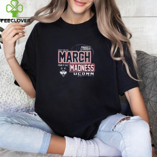 University of Connecticut 2024 W’s Bball March Madness Participant Tee shirt