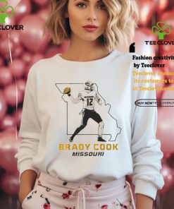 University of Missouri Mizzou Football Brady Cook State Star Pose shirt
