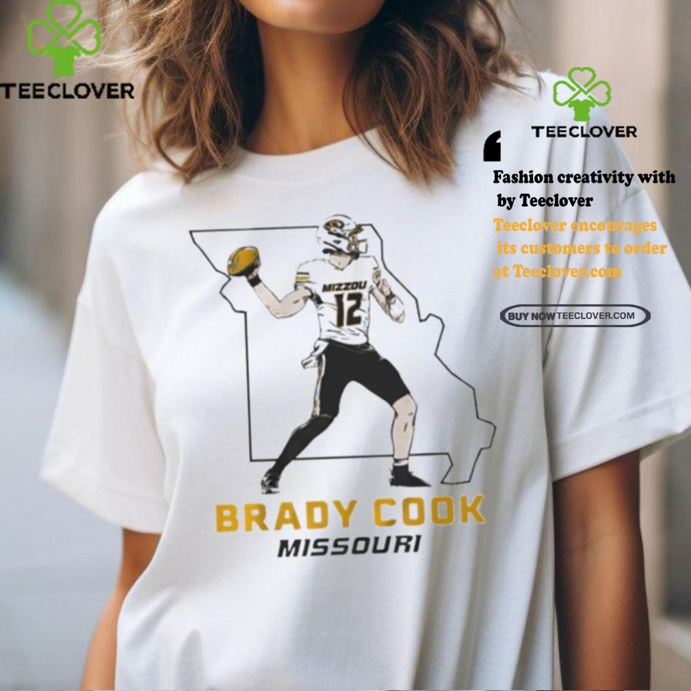 University of Missouri Mizzou Football Brady Cook State Star Pose shirt University of Missouri Mizzou Football Brady Cook State Star Pose shirt