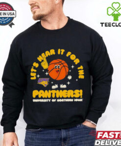 University of Northern Iowa Let’s Hear it for the Panthers Basketball shirt