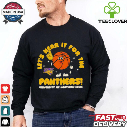 University of Northern Iowa Let’s Hear it for the Panthers Basketball shirt