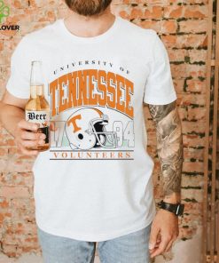 University of Tennessee Volunteers est 1794 helmet retro shirt