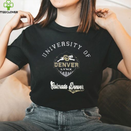 University of denver Colorado denver LYNX Retro Logo Shirt