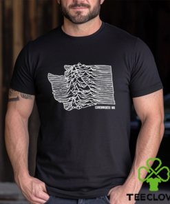 Unknown Pleasures Washington Map Leavenworth Wa New Shirt
