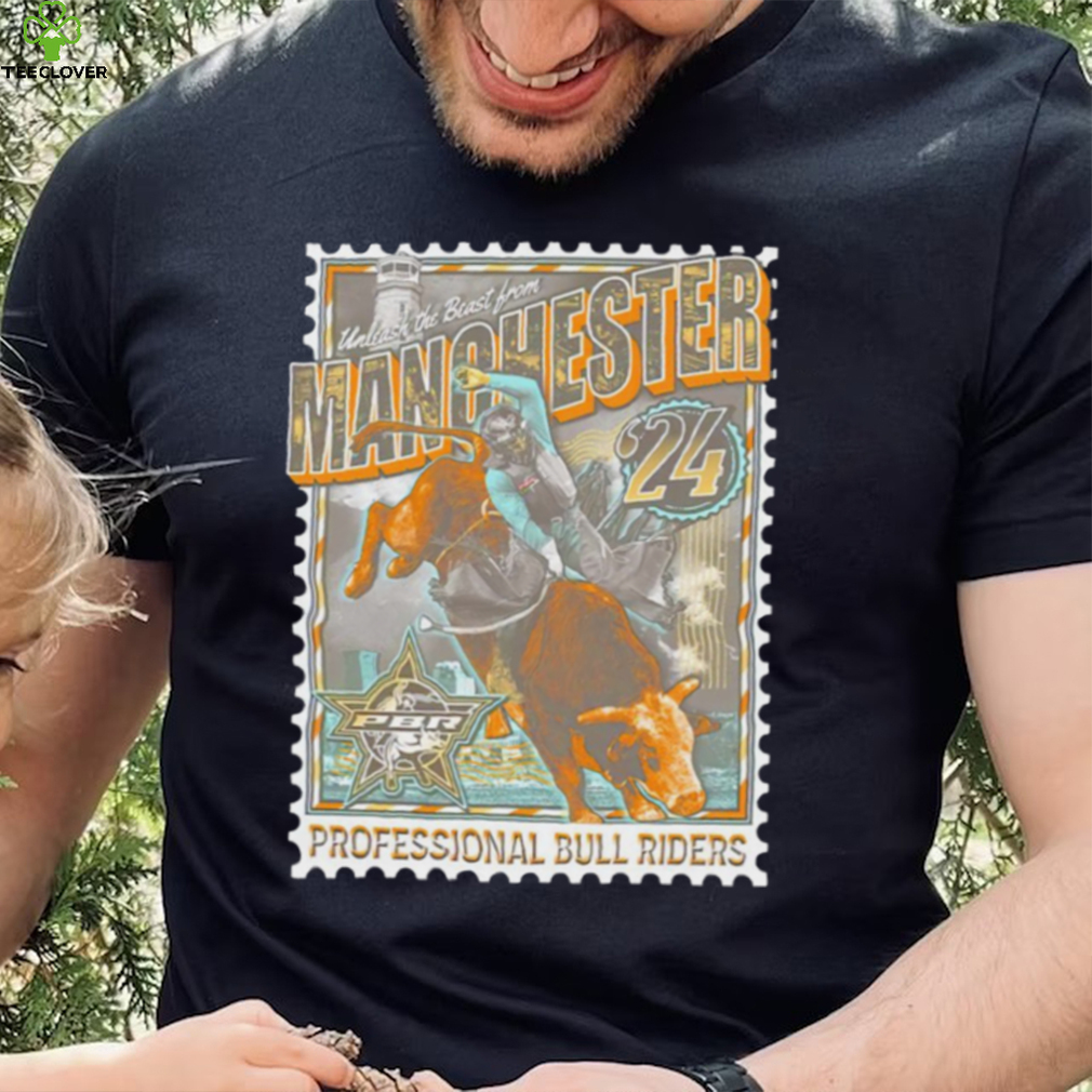 Unleash the Beast from Manchester ’24 professional bull riders stamp shirt Unleash the Beast from Manchester ’24 professional bull riders stamp shirt