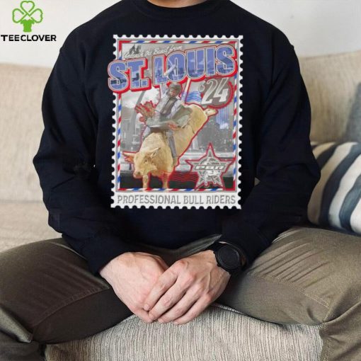 Unleash the Beast from St. Slouis ’24 professional bull riders stamp hoodie, sweater, longsleeve, shirt v-neck, t-shirt