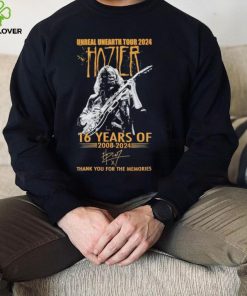 Unreal Unearth Tour 2024 Hozier 16 years of 2008 2024 thank you for the memories shirt