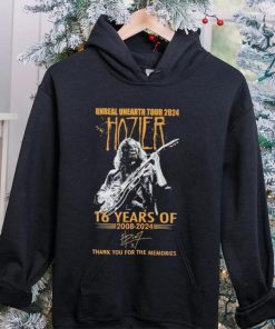 Unreal Unearth Tour 2024 Hozier 16 years of 2008 2024 thank you for the memories shirt