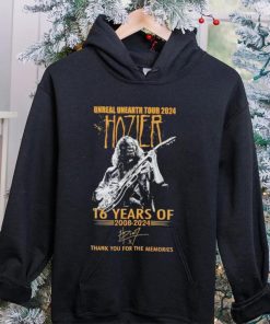 Unreal Unearth Tour 2024 Hozier 16 years of 2008 2024 thank you for the memories hoodie, sweater, longsleeve, shirt v-neck, t-shirt