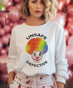Unsafe Defective Beware The Clown Shirt 2 Unsafe Defective Beware The Clown Shirt